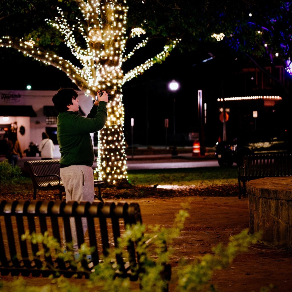 Max on his first shoot in Downtown McKinney
