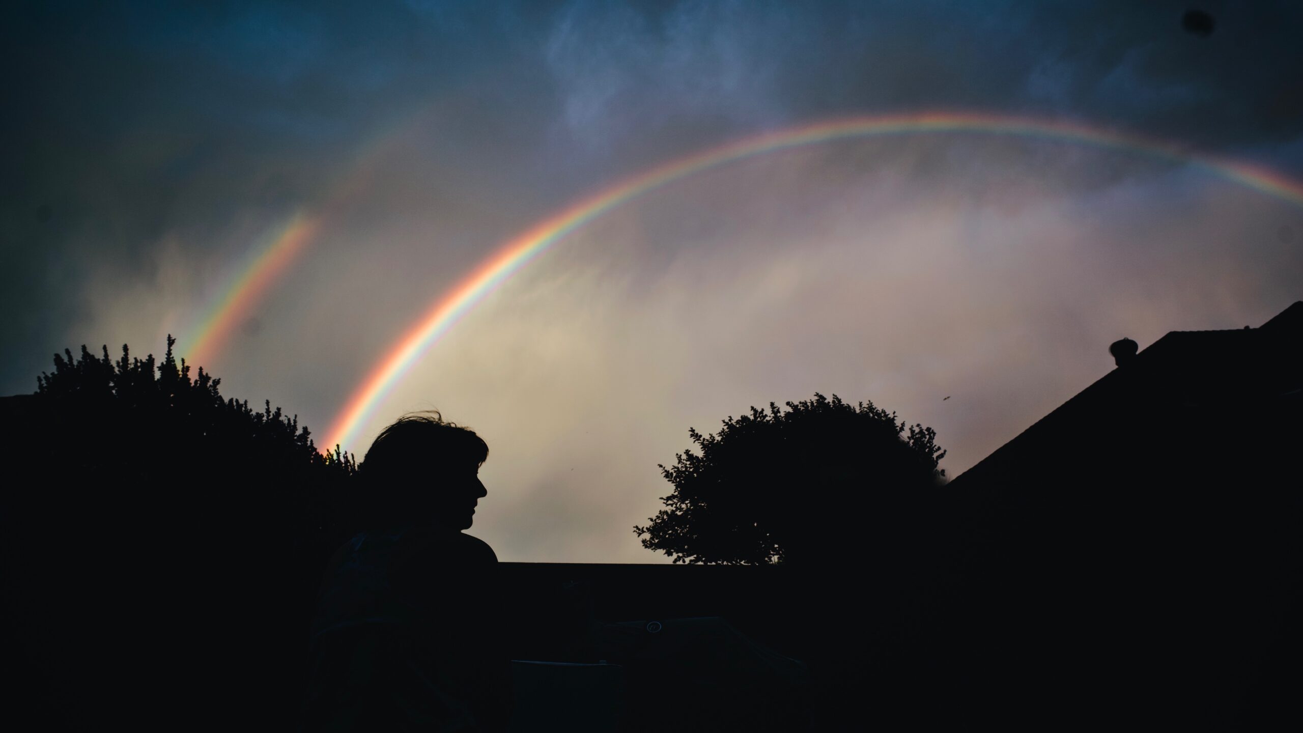 Late #rainbow