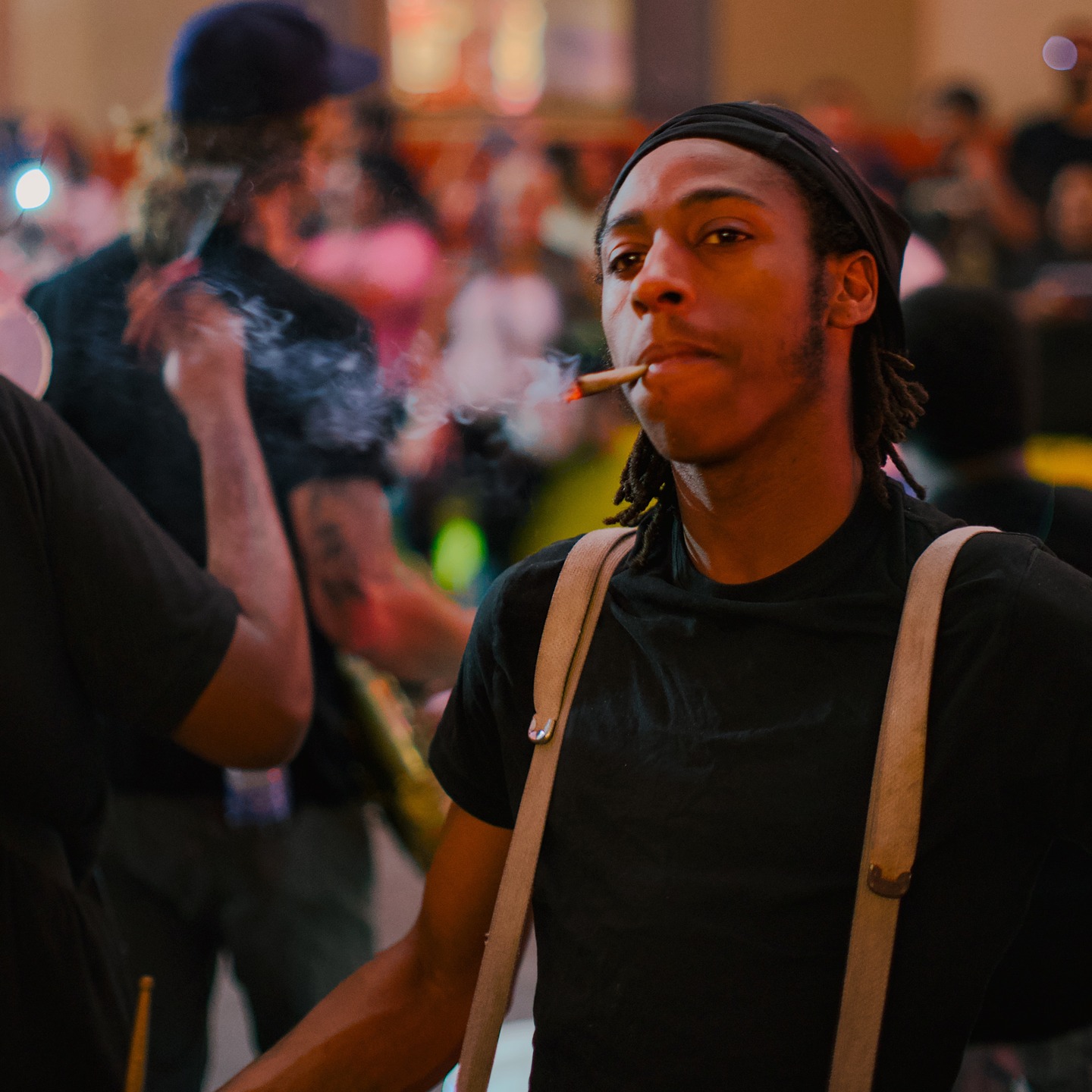 The music wasn't the only smoke in the French Quarter